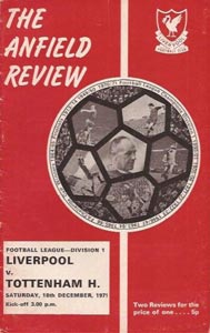 Nottingham Forest Programmes 1971-72 Season Division 1 